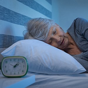 Dentures patient in Upper Arlington sleeping